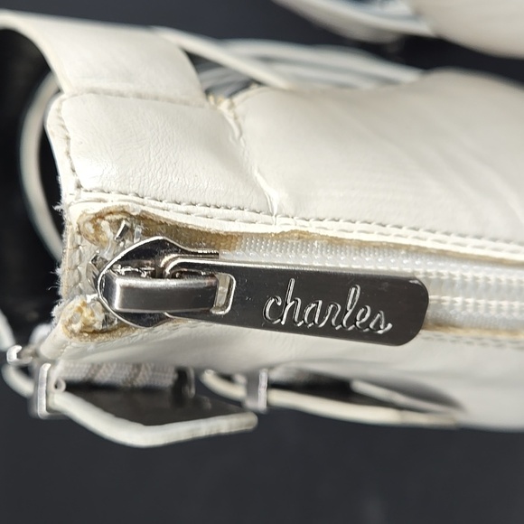 Charles David Diesel Heel Booties Studded 7.5 - Picture 6 of 13